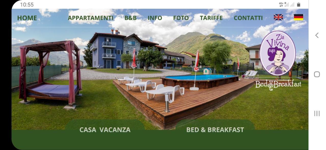 B&B Zia Vivina Sorico Exteriér fotografie